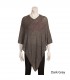 Vogue Dark Grey Cashmere Poncho